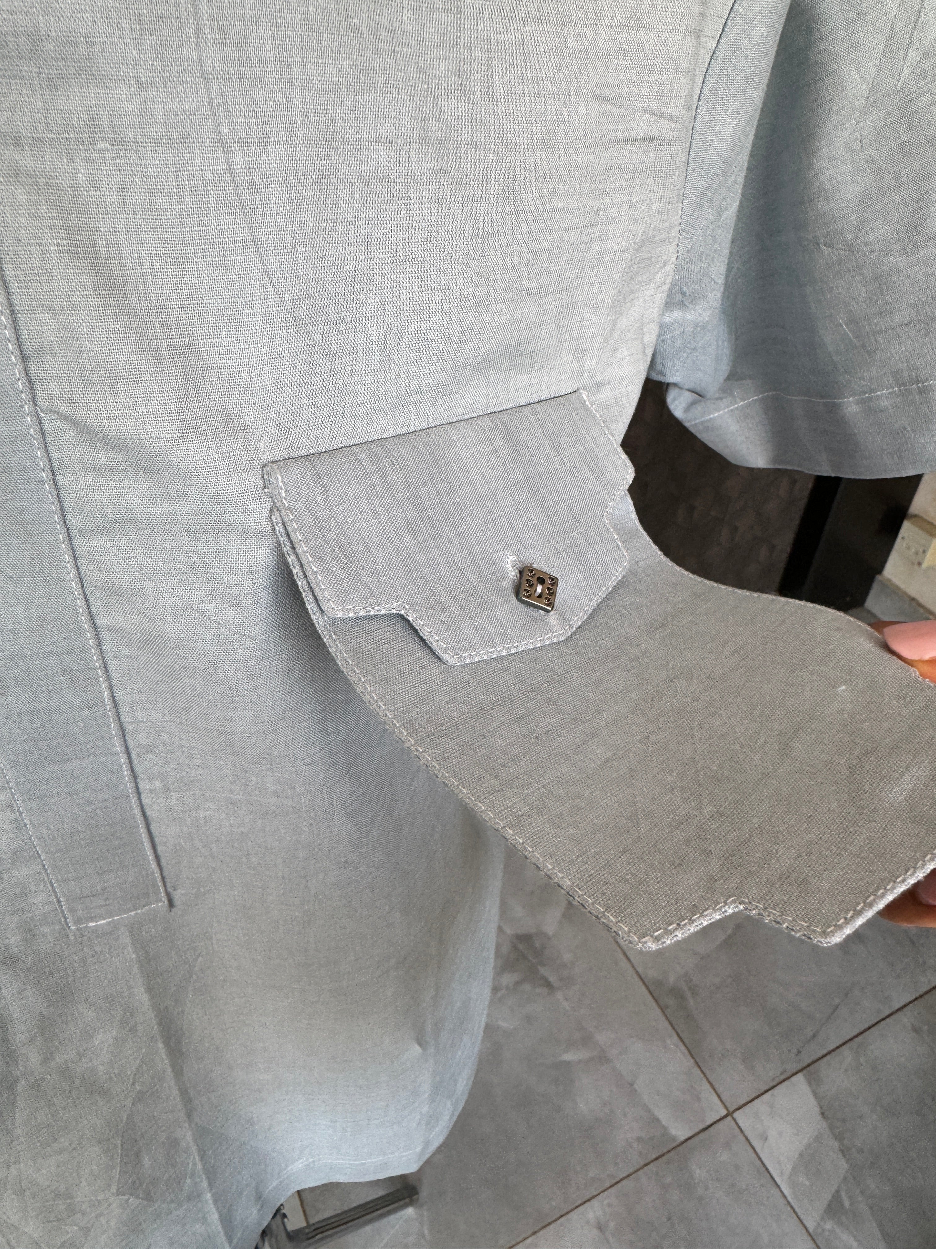 Modern Pocket Linen Shirt