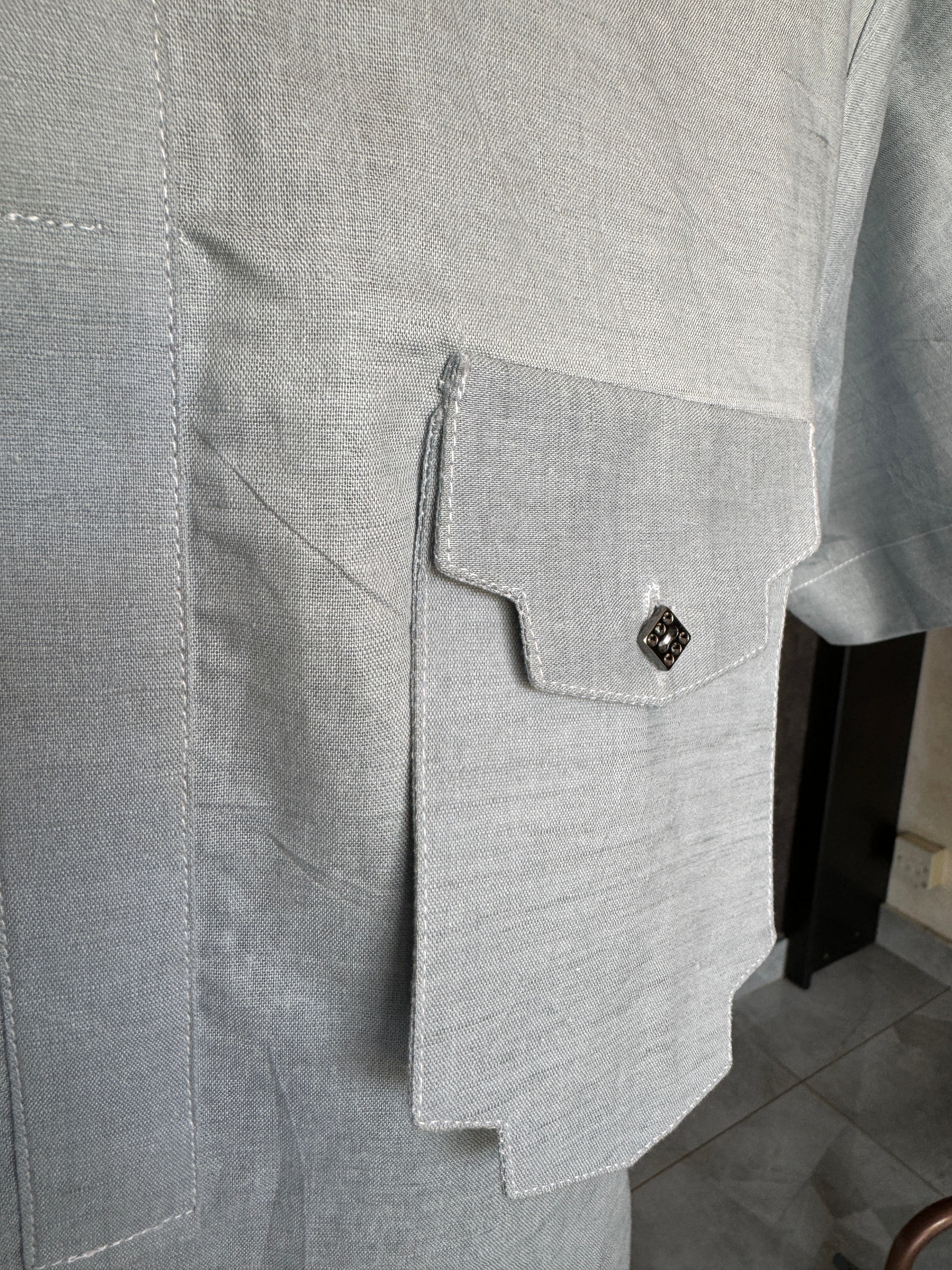 Modern Pocket Linen Shirt