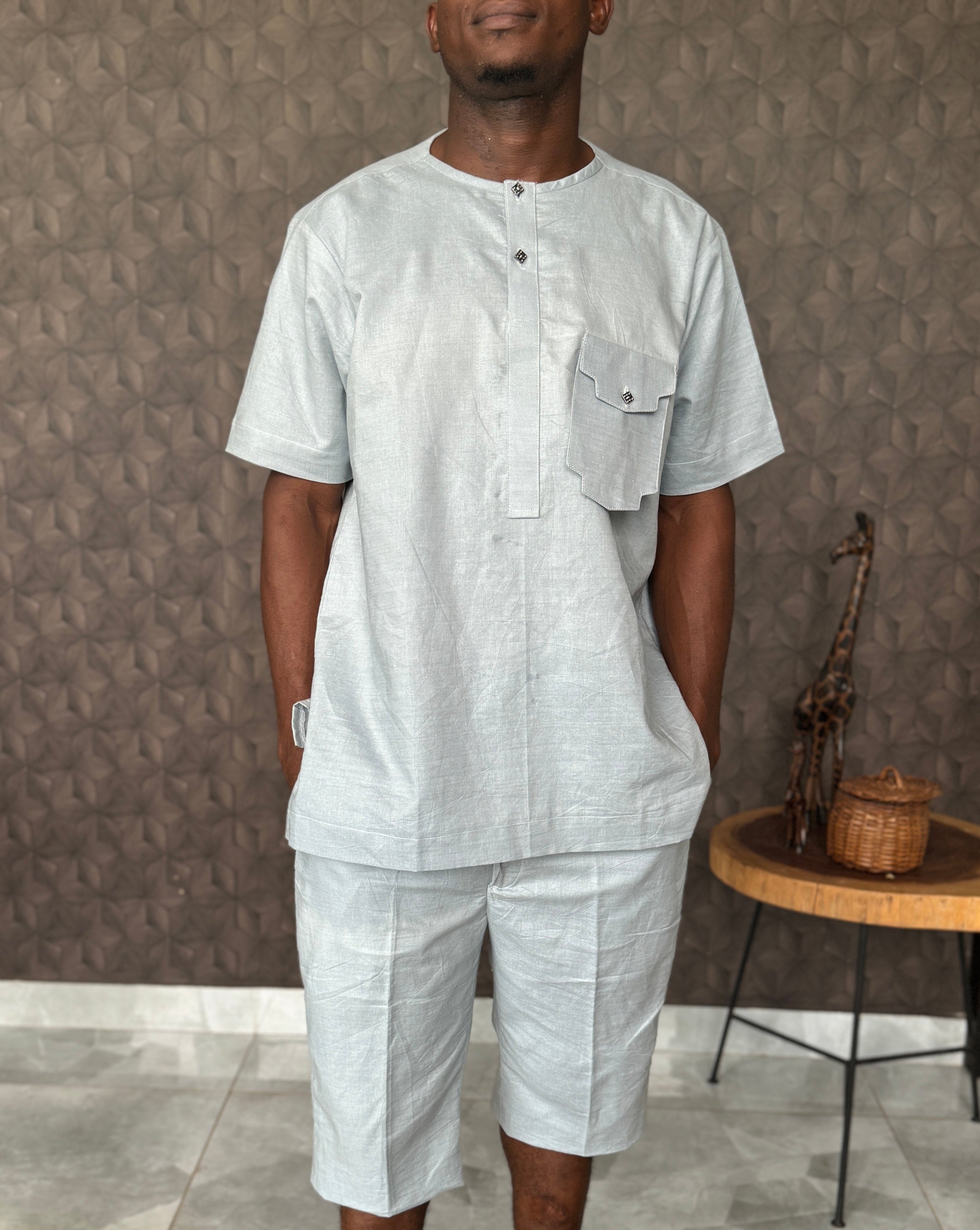 Modern Pocket Linen Shirt